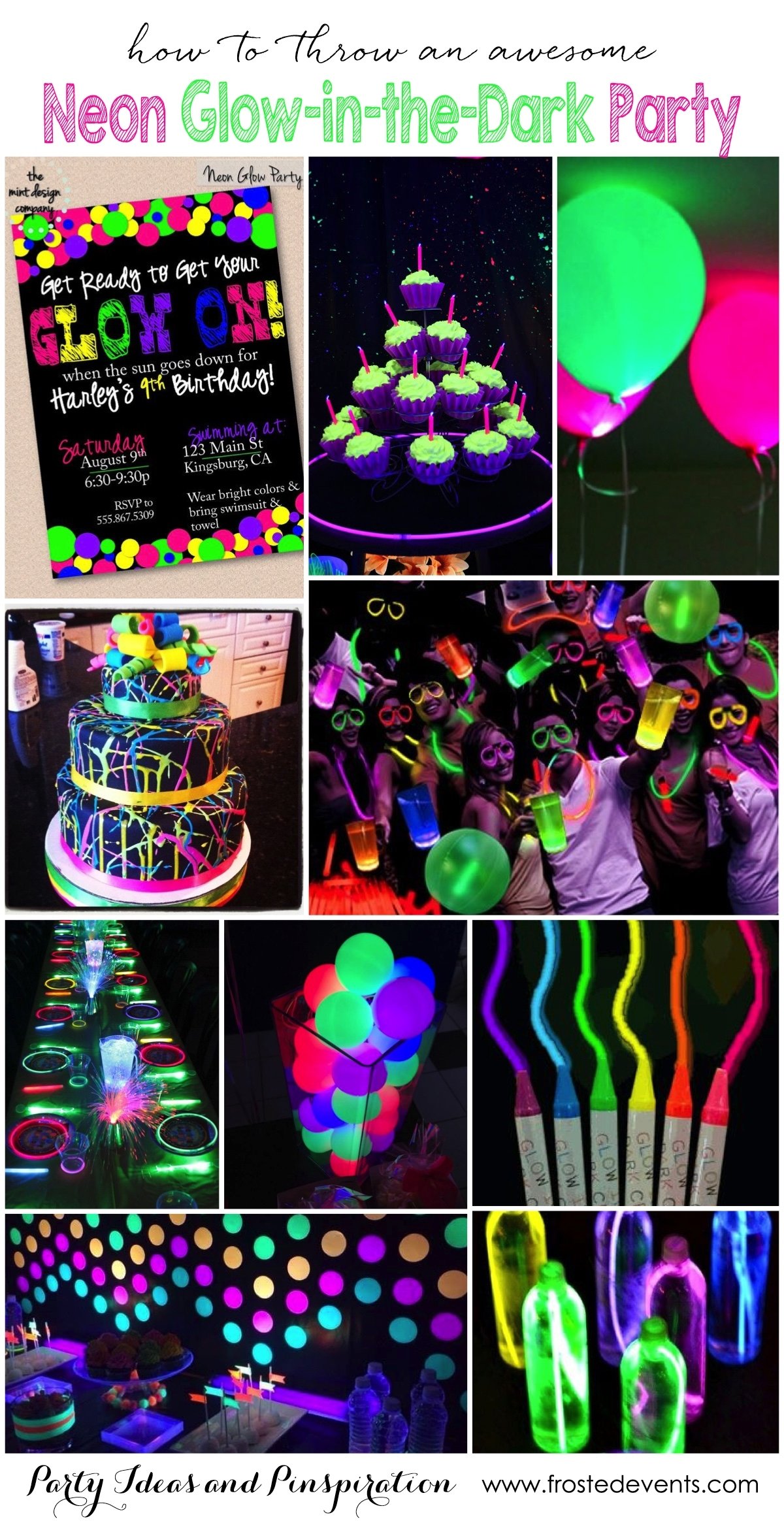 10 Awesome Good Birthday Party Ideas For 12 Year Olds party themes neon party glow in the dark party ideas 2 2023