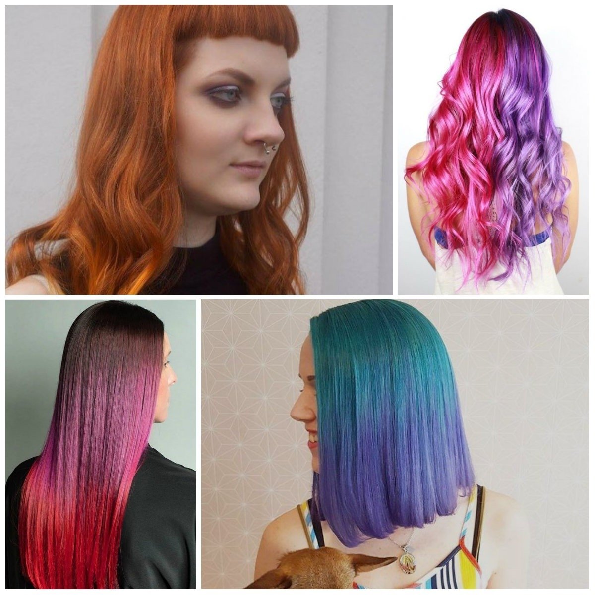 10 Unique Two Tone Hair Color Ideas pastel two tone hair colors for 2017 new hair color ideas 2022