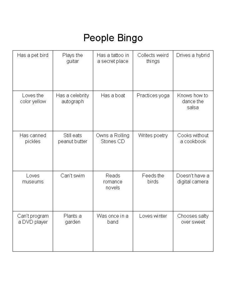 10 Elegant Ice Breaker Ideas For Adults people bingo is a great ice breaker for adults people bingo ice 2022