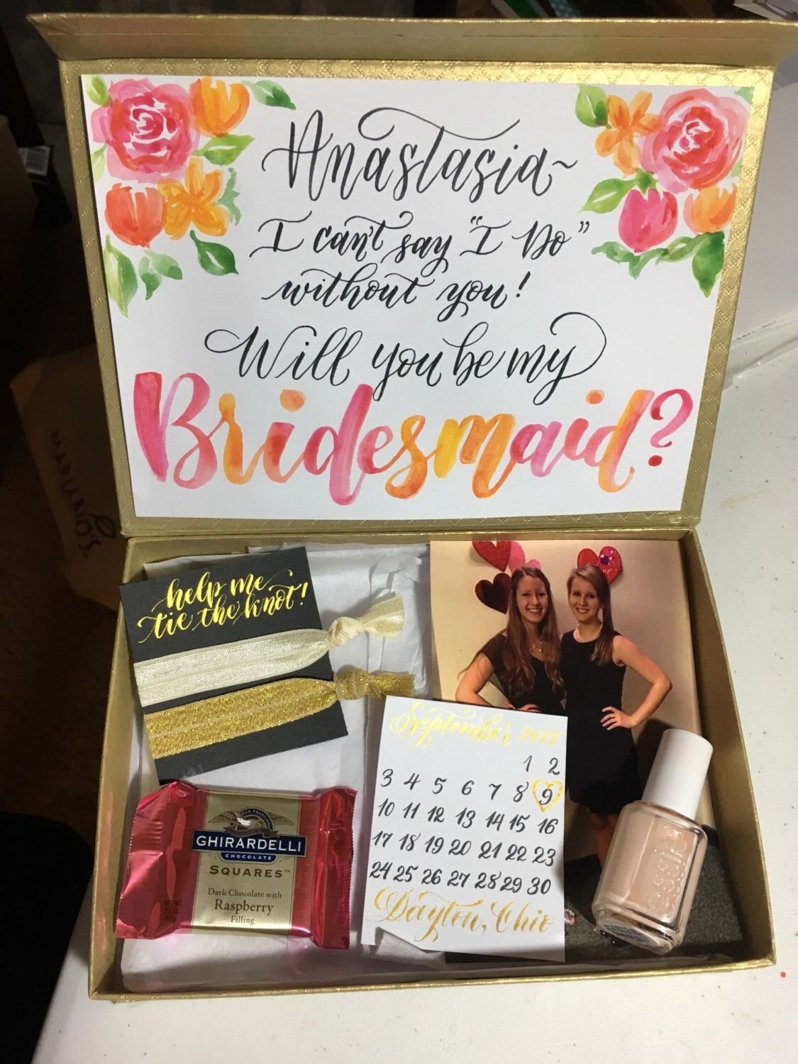 10 Great Will You Be My Bridesmaid Ideas personalized bridesmaid proposal box 8 5 x 6 x 1 5 inches box 1 2022
