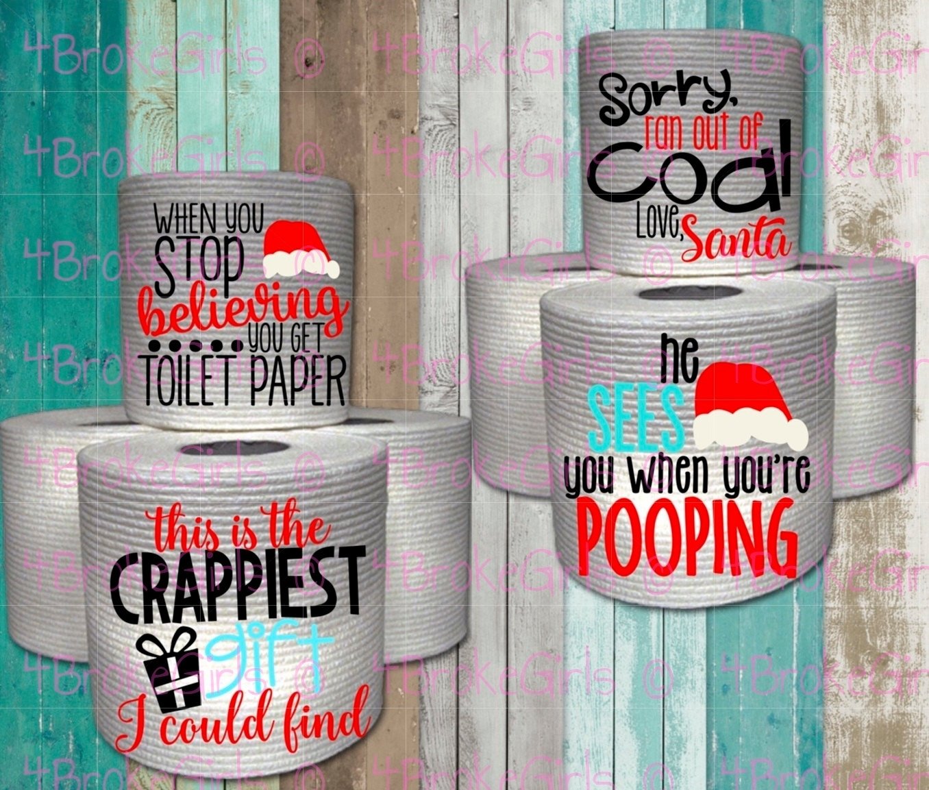 10 Perfect Funny Secret Santa Gift Ideas personalized toilet paper gag gift funny gift secret santa 2022