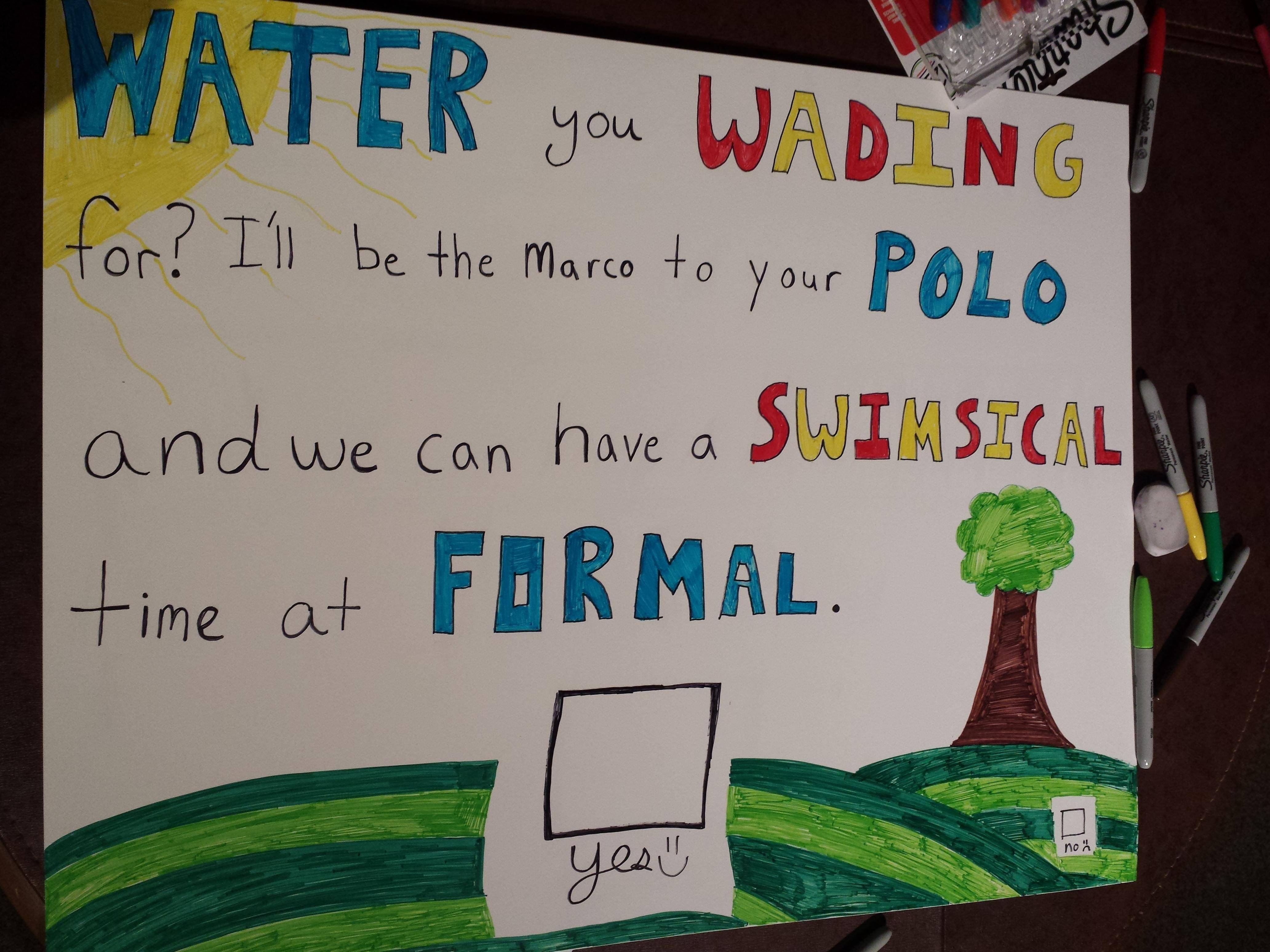 10 Unique Cute Prom Ideas To Ask A Girl picture asked a girl who plays water polo to my schools formal 2022
