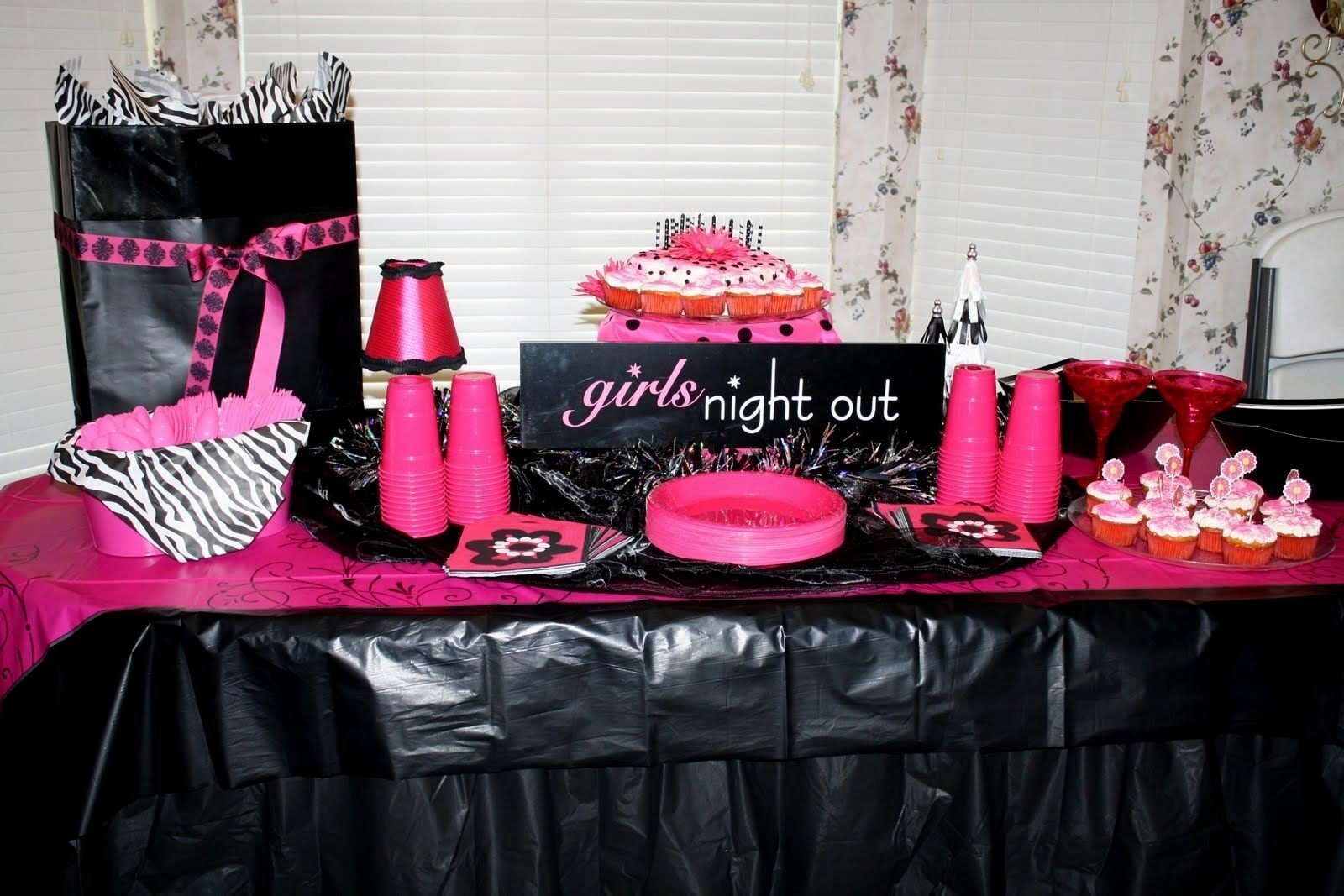 10 Beautiful Pink And Black Birthday Party Ideas pink and black party decorations decor ideas rutorrent 2022