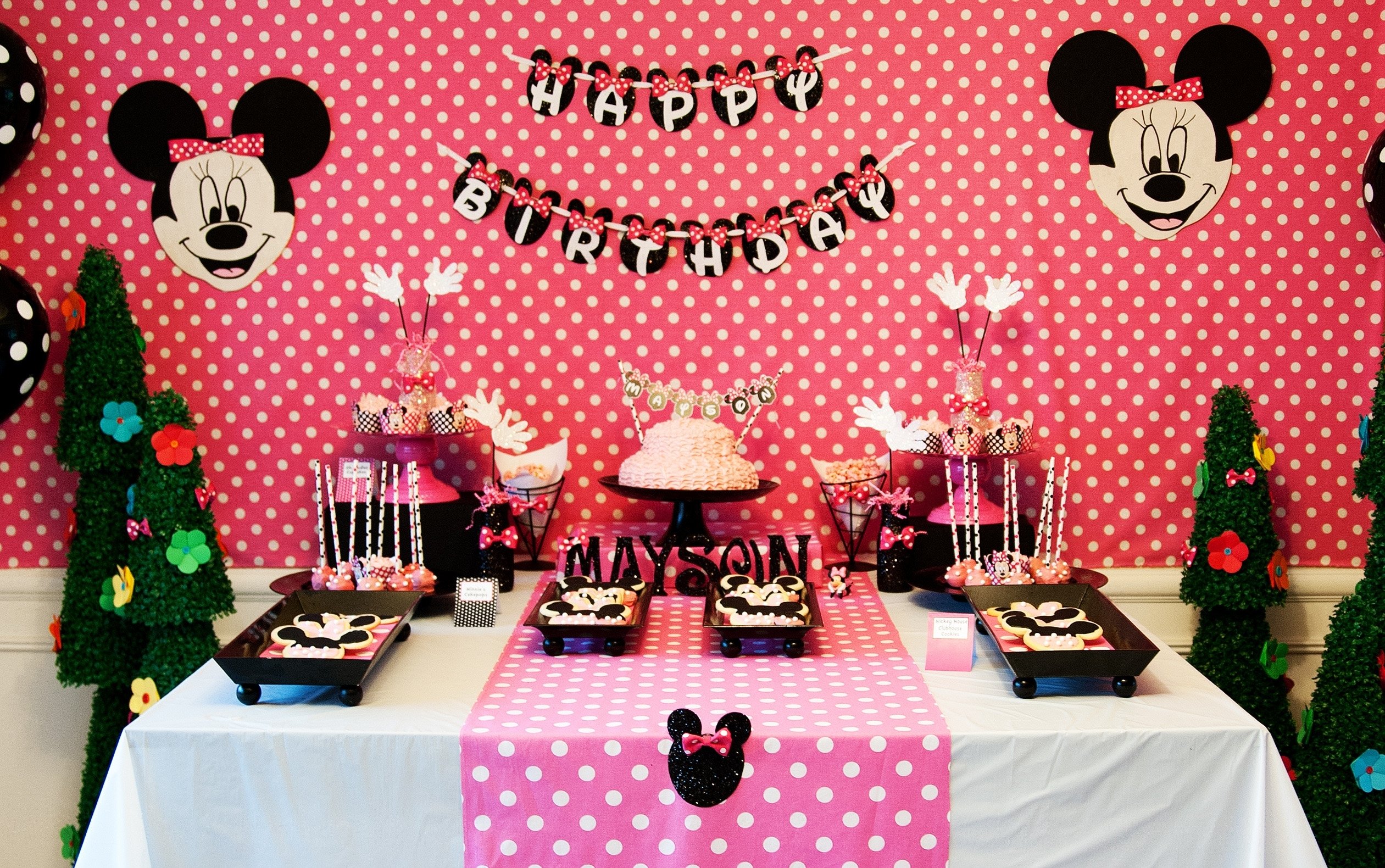 10 Lovable Minnie Mouse Birthday Party Ideas pink minnie mouse birthday party minnie mouse party collection 2 2022