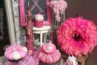 pink pumpkin fall decor for breast cancer awareness month | breast