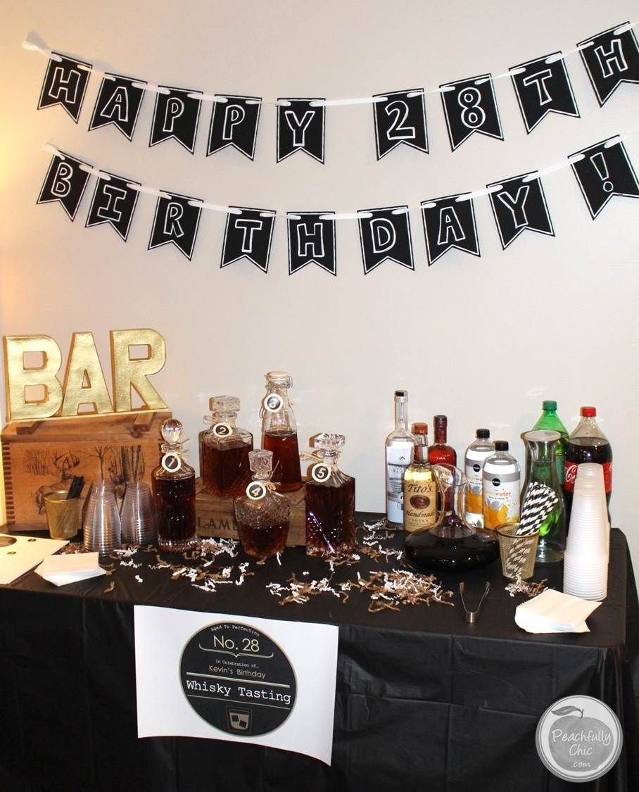 10 Gorgeous 30Th Birthday Party Ideas For Him planning a guys birthday party whiskey tasting manly theme party 5 2022