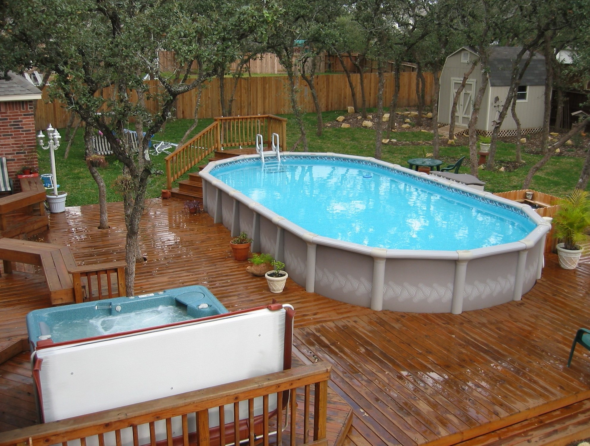 Creatice Above Ground Swimming Pool Deck Ideas 