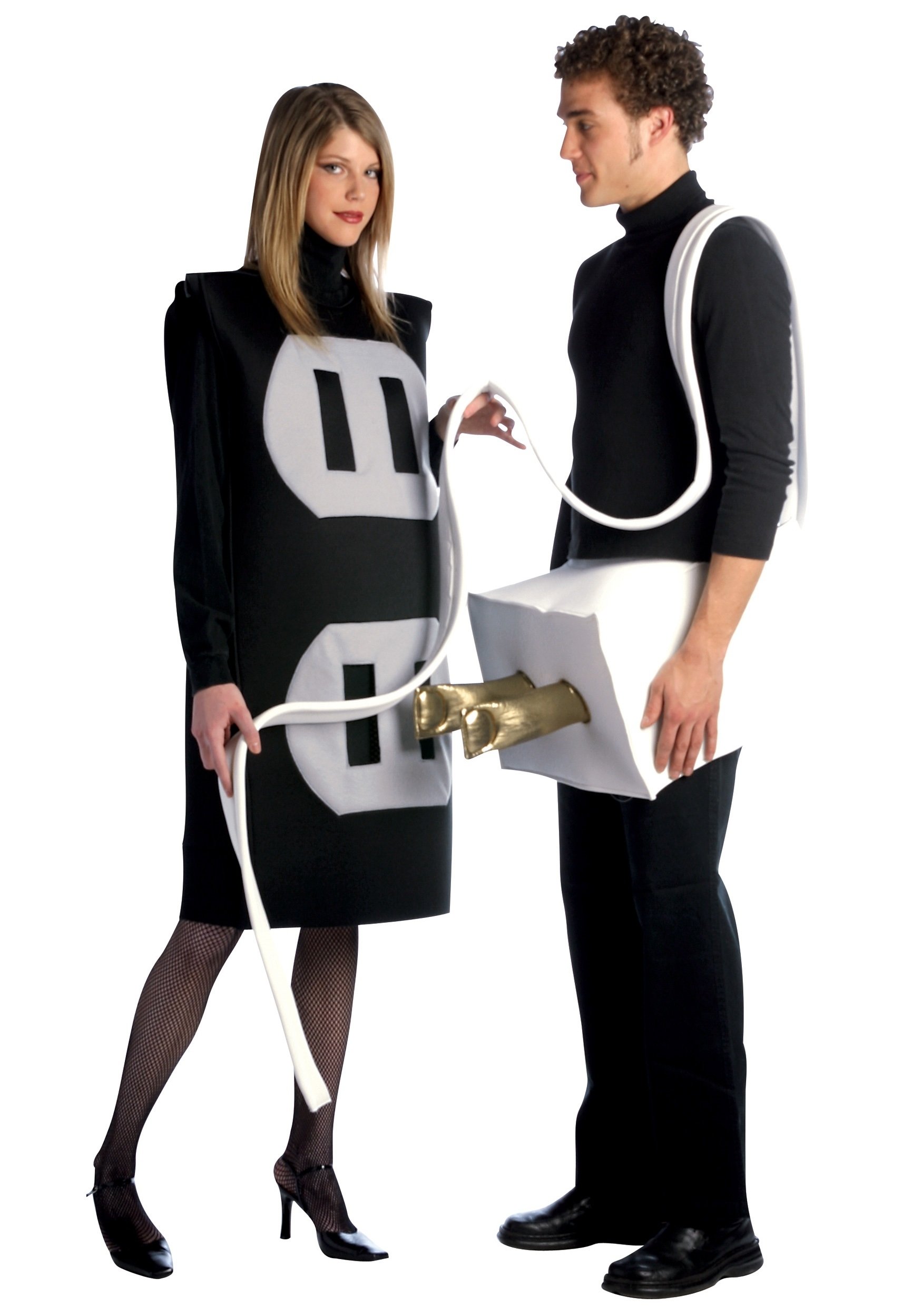 10 Pretty Funny Costume Ideas For Couples plug and socket costume funny couples costume ideas 15 2022