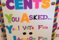 poster for elementary student council treasure thanks aunt trina