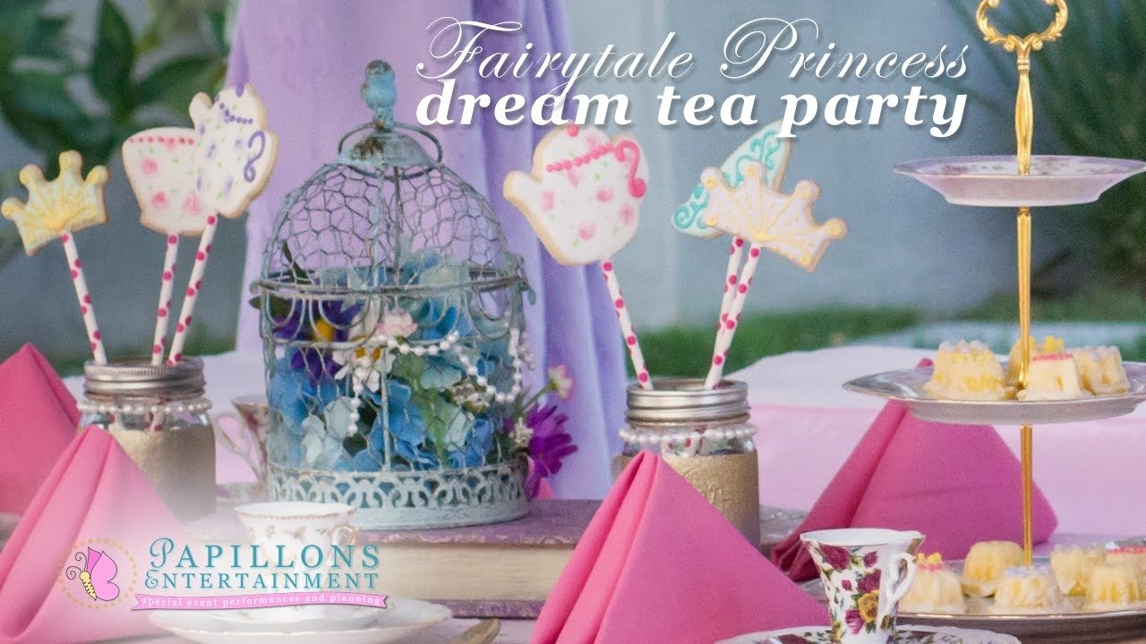 10 Fashionable Tea Party Birthday Party Ideas princess tea party ideas with princess characters rapunzel 1 2023