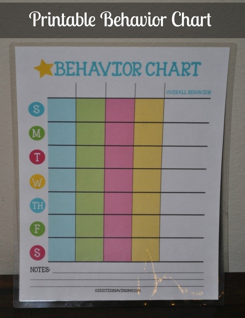 10 Attractive Behavior Chart Ideas For Home printable behavior chart behaviour chart reuse and chart 2022