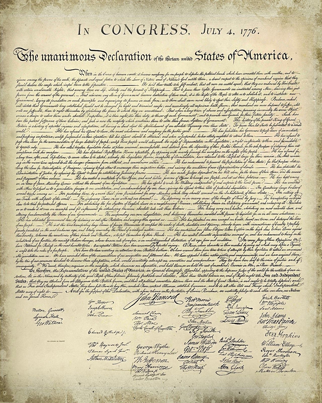 10 Stylish Main Idea Of The Declaration Of Independence printable copy declaration independence and simple free 2 2022