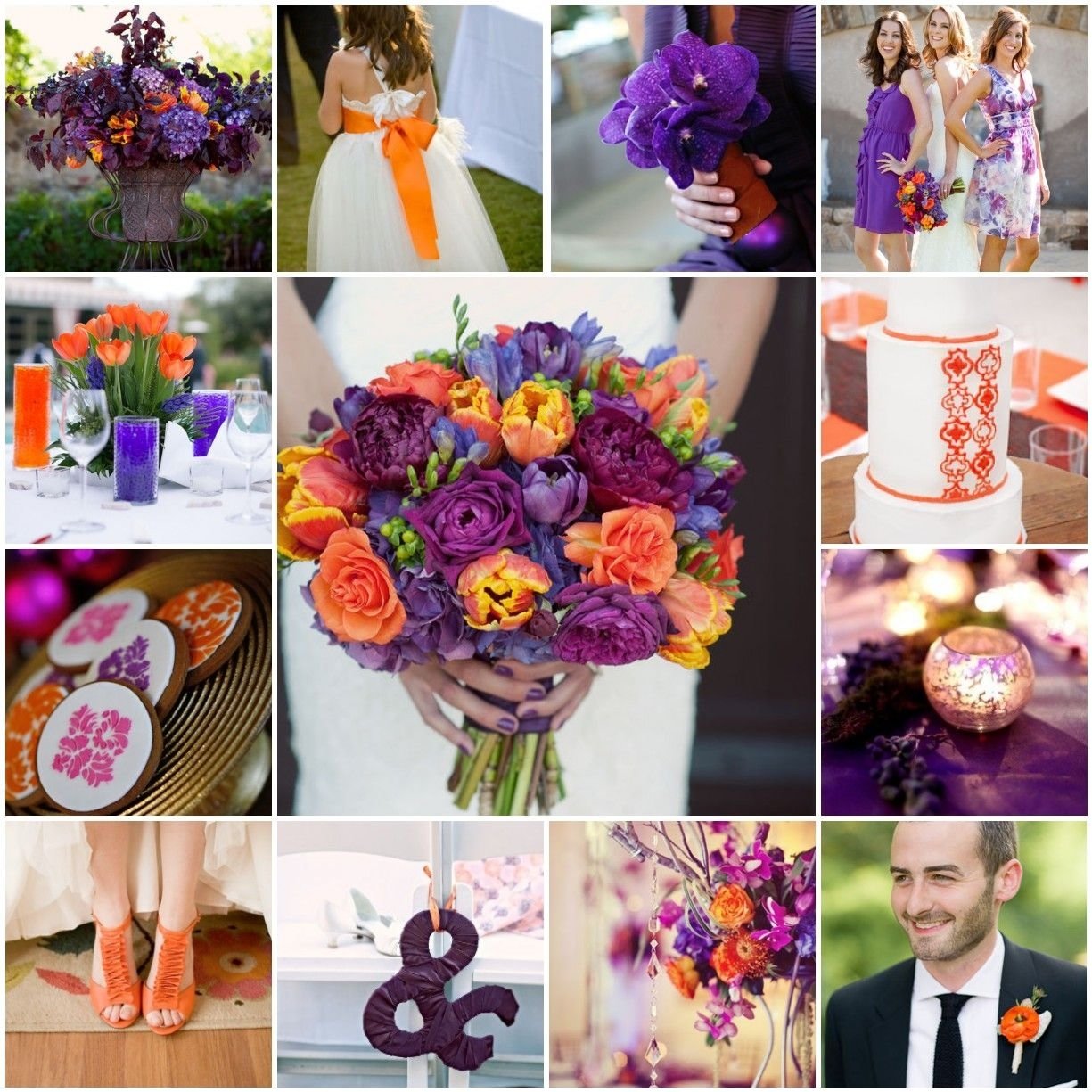 10 Best Purple And Orange Wedding Ideas purple and orange inspiration board the best of both worlds love 2022