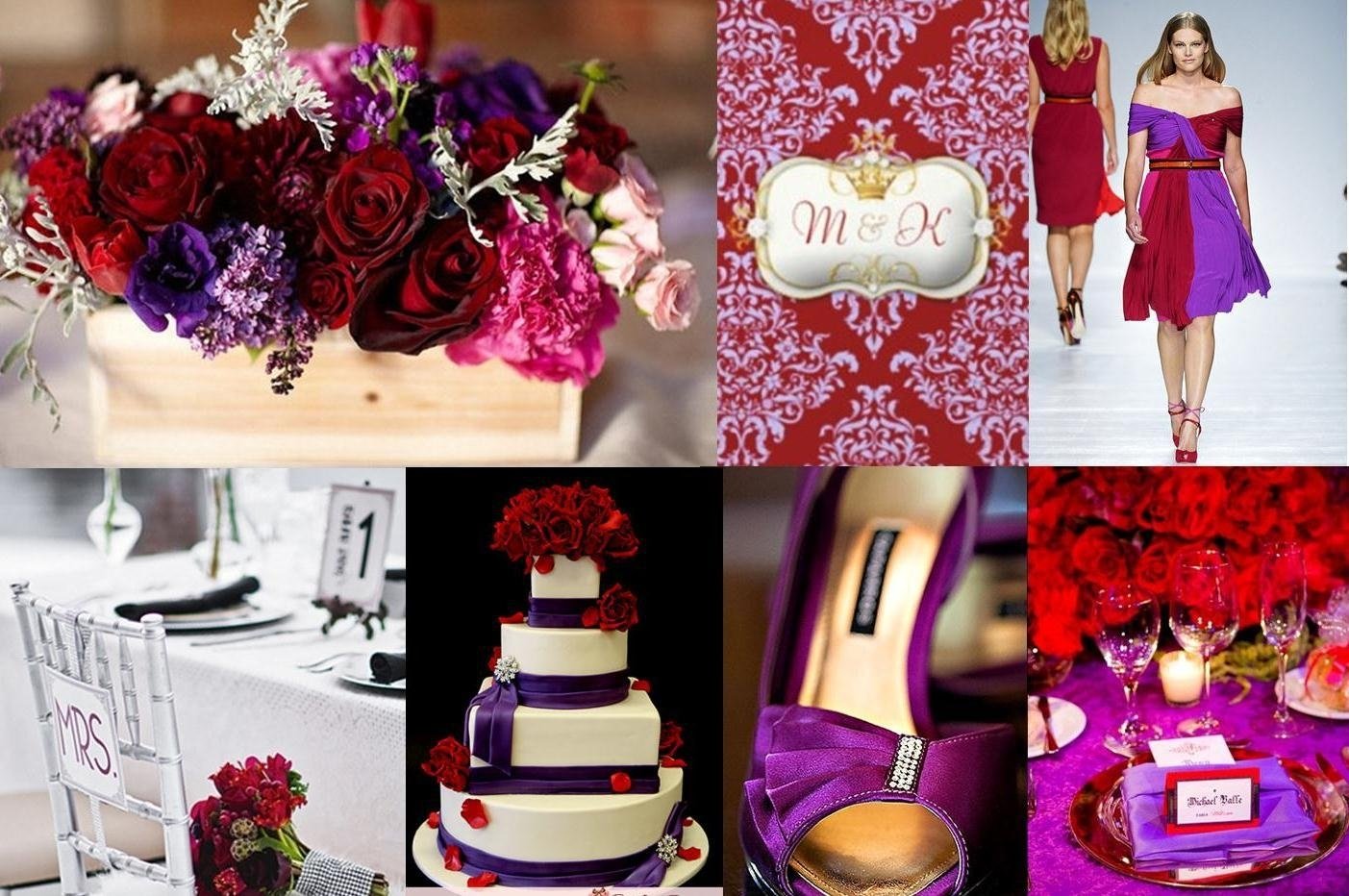 10 Lovely Red And Purple Wedding Ideas purple and red wedding theme wedding ideas uxjj 2 2022