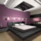 purple black and white room | black-white-purple-bedroom-download