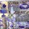 purple wedding color - combination options | silver wedding colours