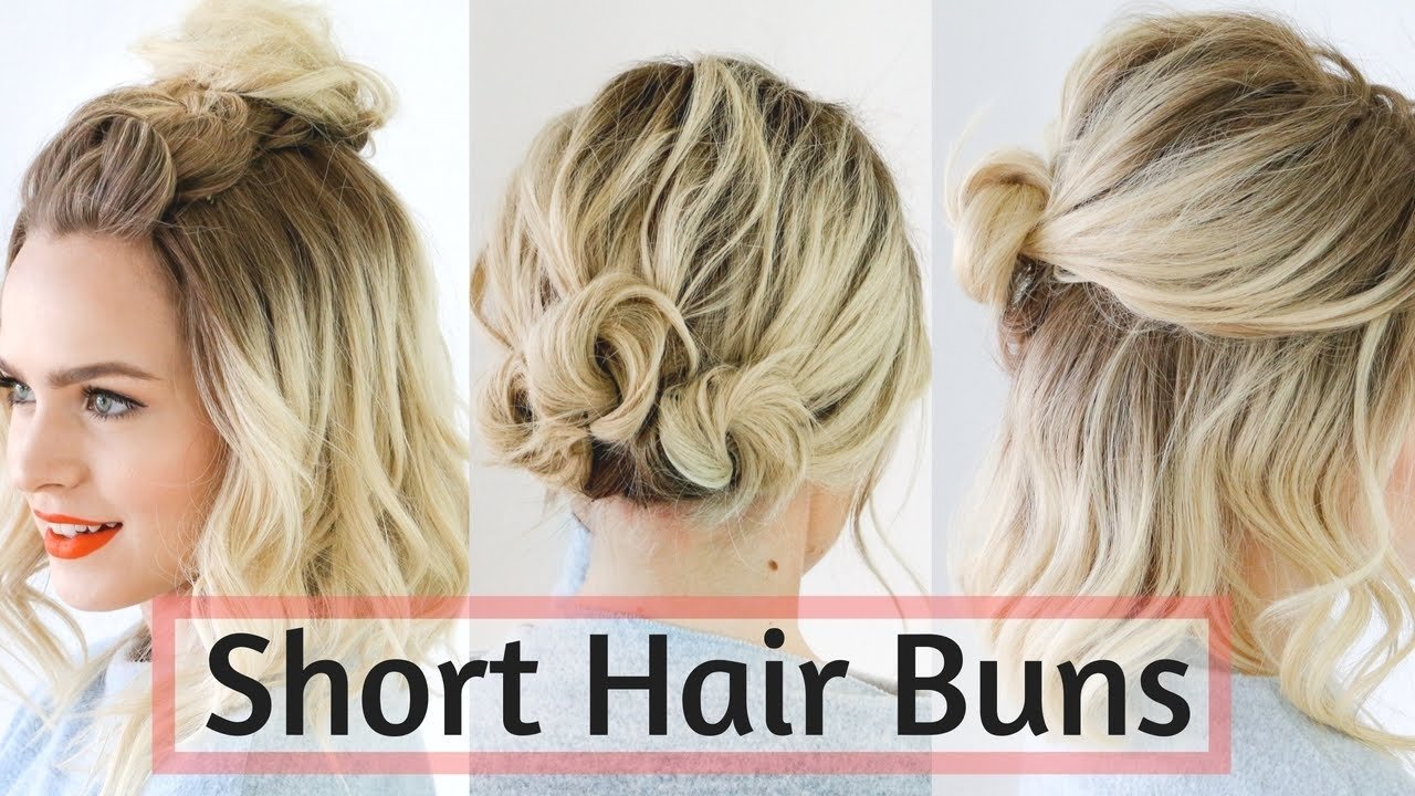 10 Attractive Hairstyle Ideas For Medium Hair quick bun hairstyles for short medium hair hair tutorial youtube 2022
