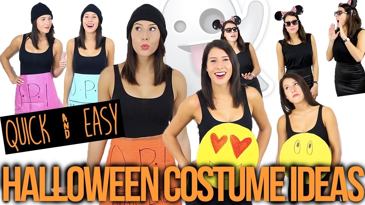 10 Best Group Of Three Costume Ideas quick easy group halloween costume ideas youtube 10 2022