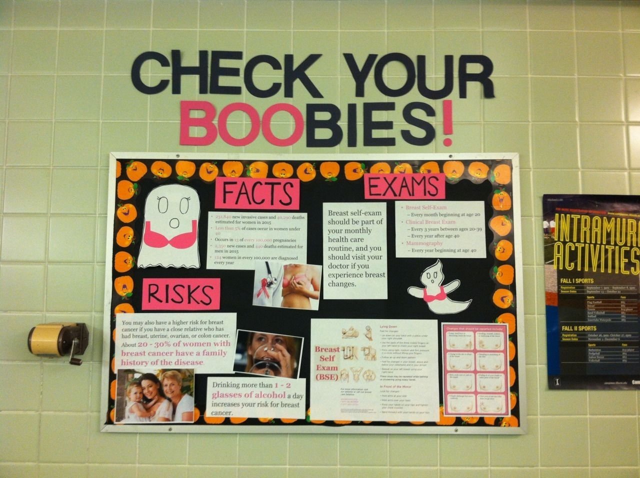 10 Attractive Bulletin Board Ideas For October ra bulletin board october breast cancer awareness ra reslife 2023