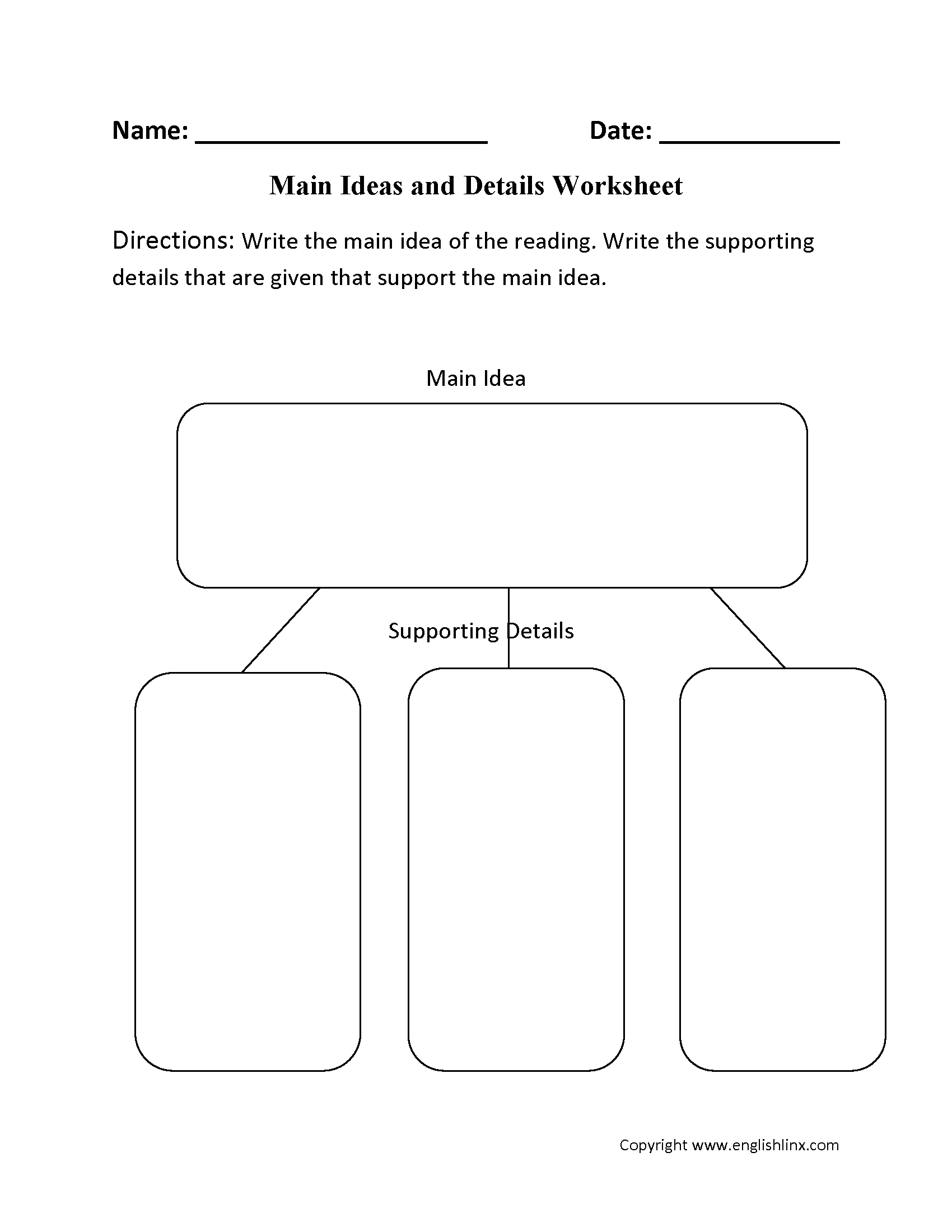10 Most Recommended Find The Main Idea Worksheets reading worksheets main idea worksheets 19 2022