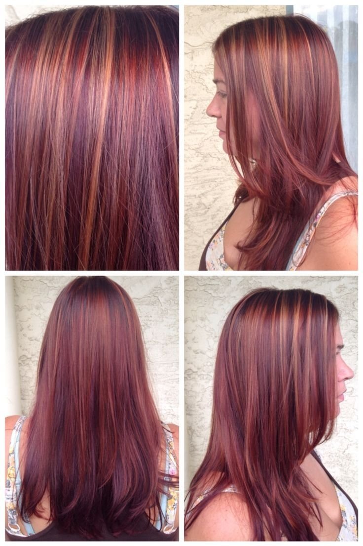 10 Attractive Red Hair Color Ideas With Highlights red hair color with highlights best hair color for brown green 2023