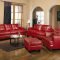 red leather living room chair | http://intrinsiclifedesign