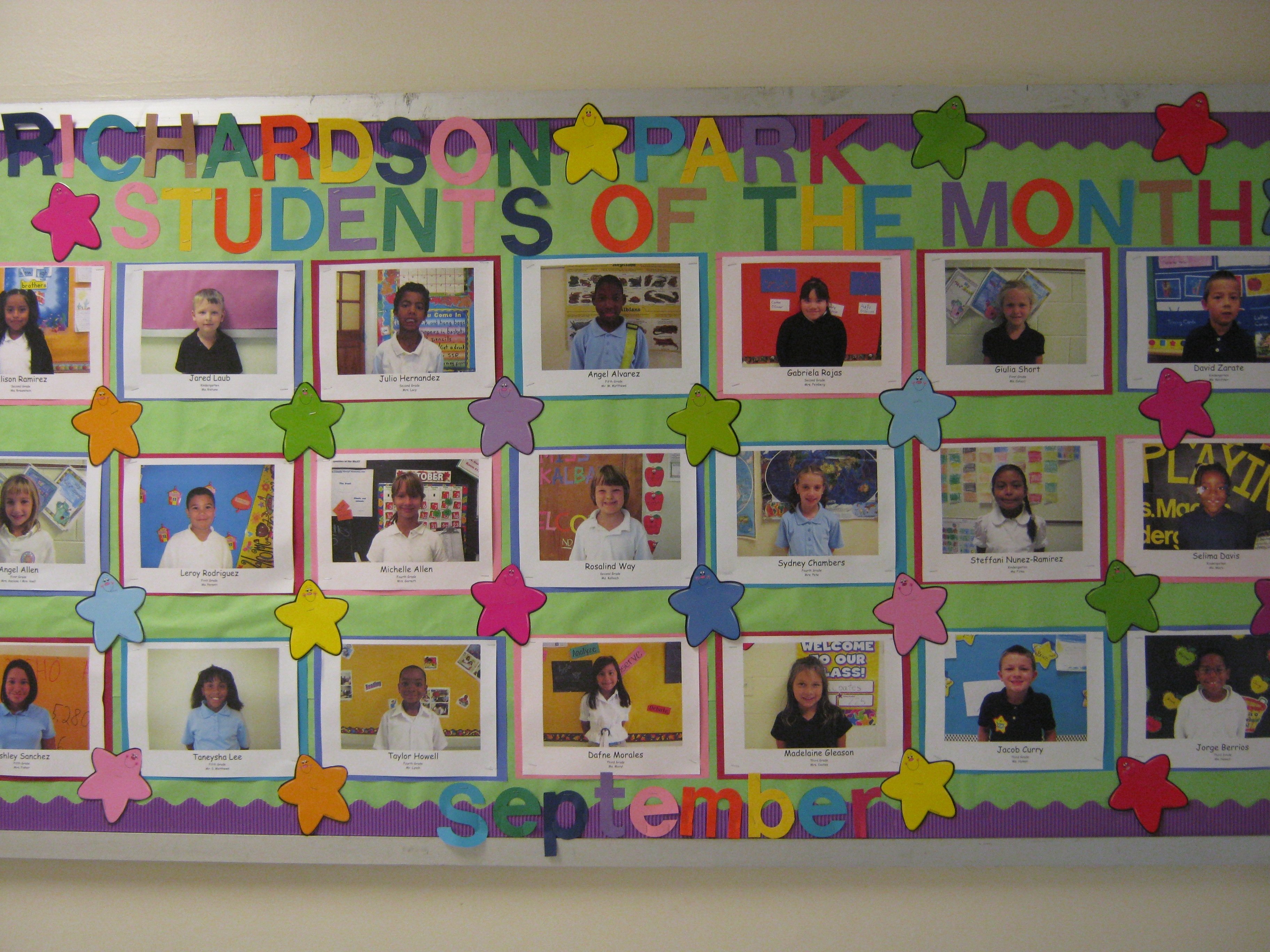 10 Attractive Student Of The Month Bulletin Board Ideas redclay wiki rpes 2022