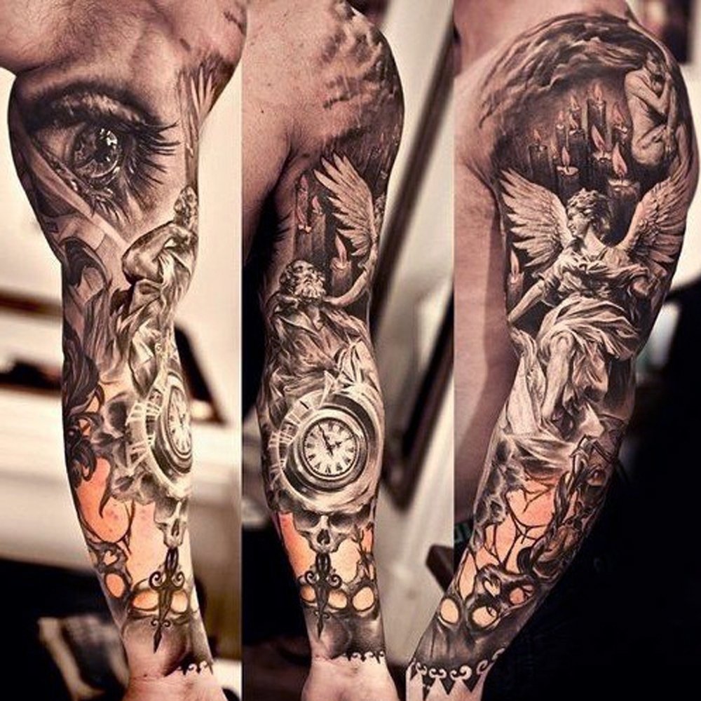 10 Famous Religious Tattoo Ideas For Men religious tattoo sleeve best 3d tattoo ideas pinterest 4 2022