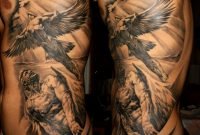 rib tattoo designs for men angel and death tattoo designs on ribs