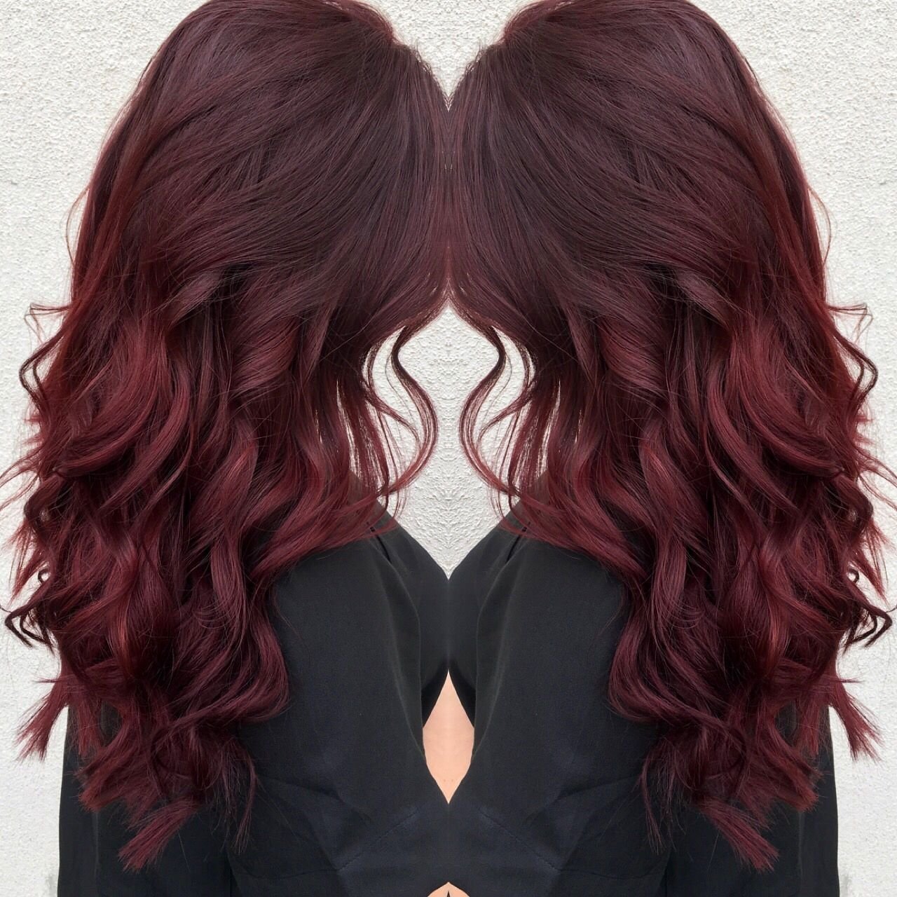 10 Amazing Black And Red Hair Ideas ruby red hair more hair ideas pinterest ruby red hair ruby 2022