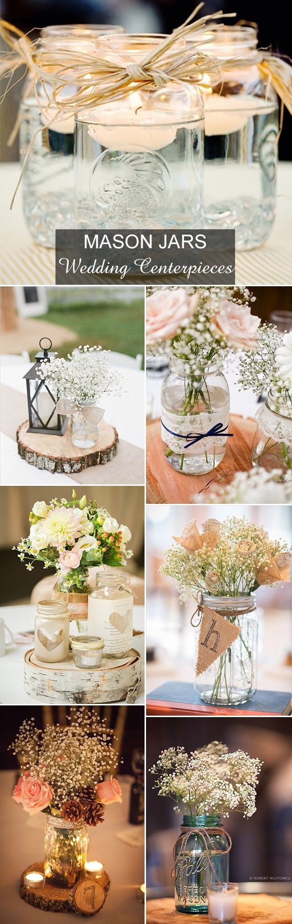 10 Pretty Mason Jar Ideas For Wedding rustic wedding ideas 30 ways to use mason jars 8 2022