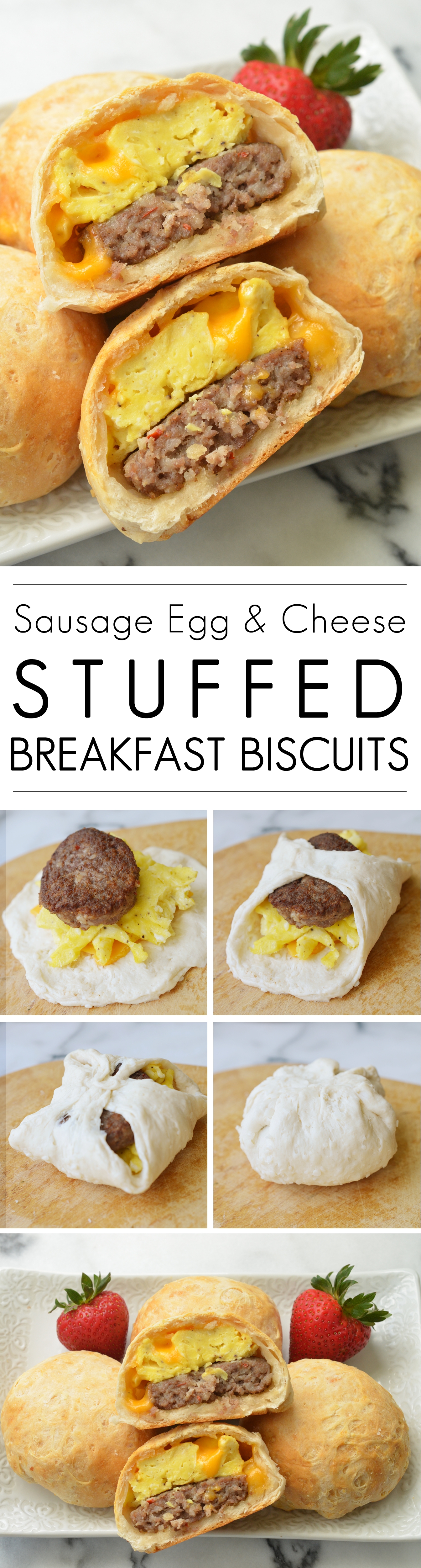 10 Elegant Easy Breakfast Ideas With Eggs sausage egg stuffed breakfast biscuits a make ahead breakfast idea 2022