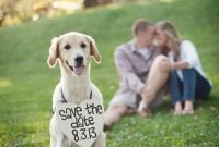 save the date engagement heart sign with date photo prop engagement