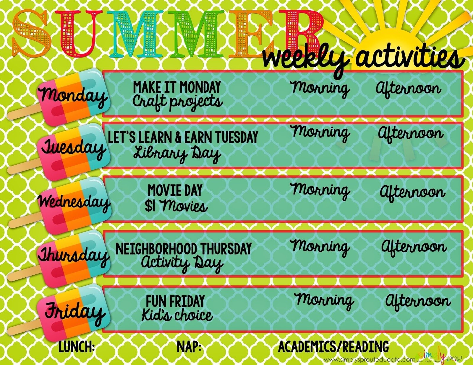 10 Ideal Spirit Week Ideas For Work schools out for summer now what simply sprout 2022