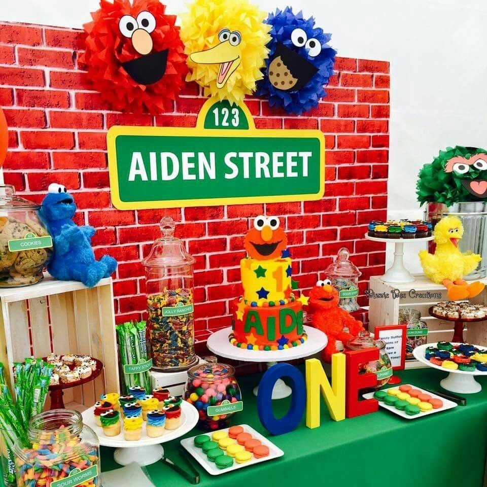 10 Stunning Sesame Street 1St Birthday Party Ideas sesame street pinteres 7 2022