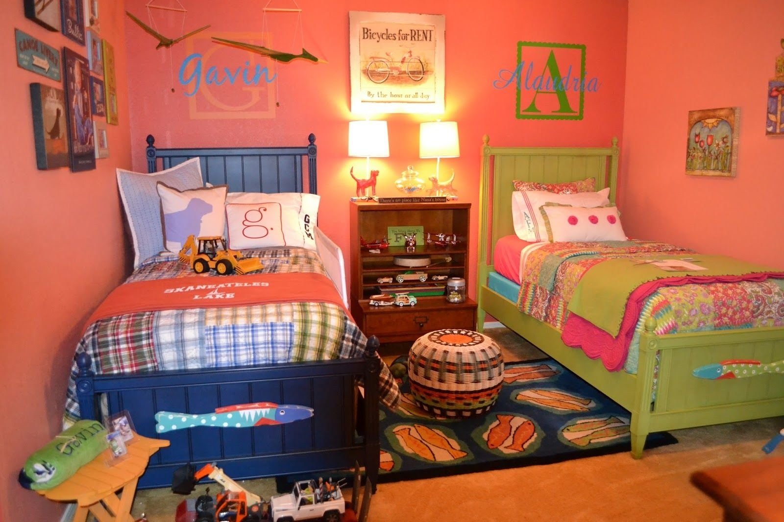 10 Gorgeous Girl And Boy Room Ideas shared bedroom boy and girl decorating ideas 19 2022
