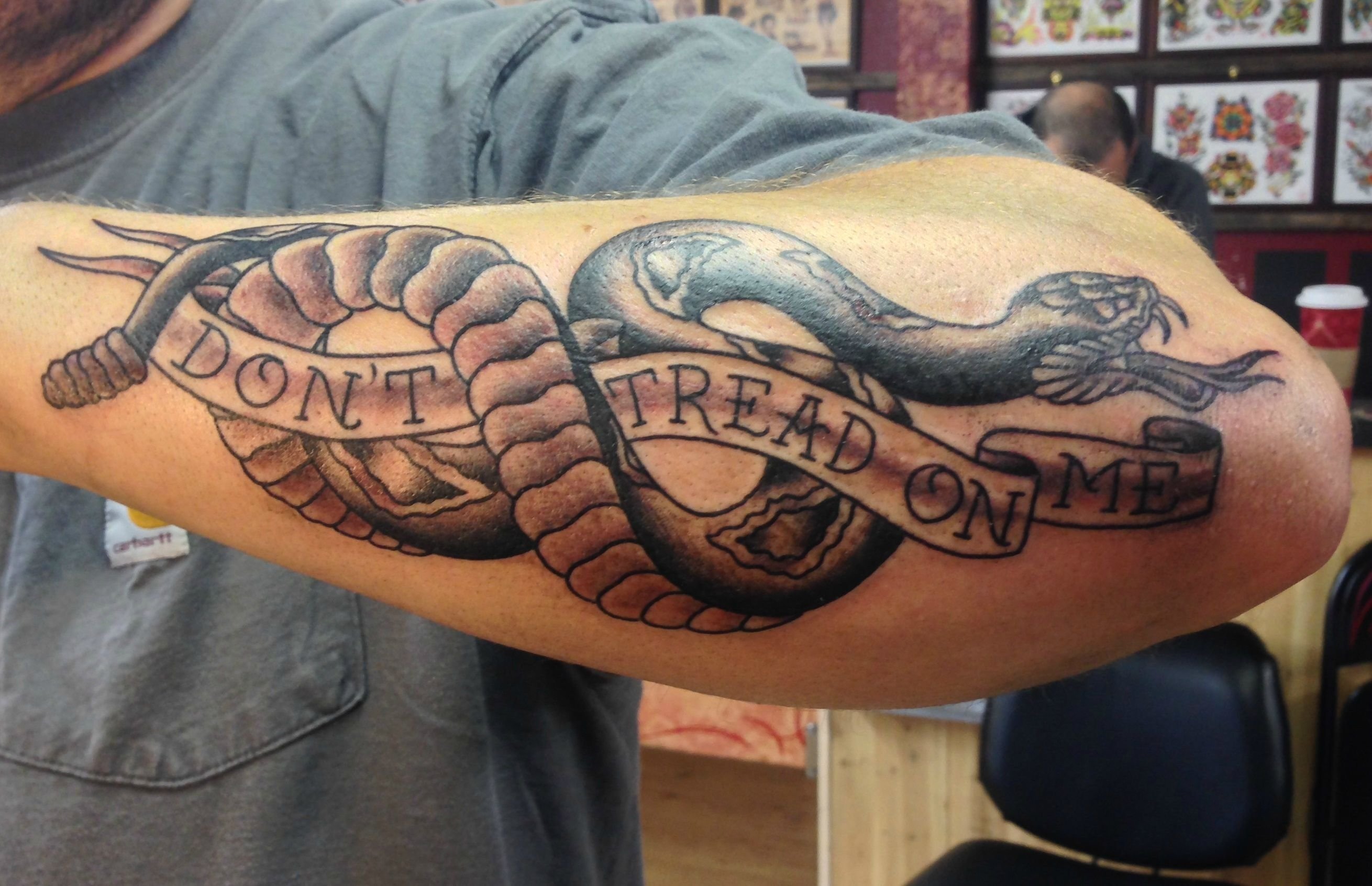 10 Elegant Don T Tread On Me Tattoo Ideas.