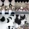 simple black and white party ideas … | pinteres…