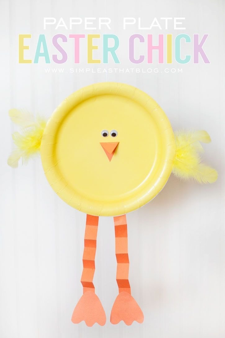 10 Fashionable Easter Arts And Crafts Ideas simple easter craft paper plate easter chick easter crafts 2023