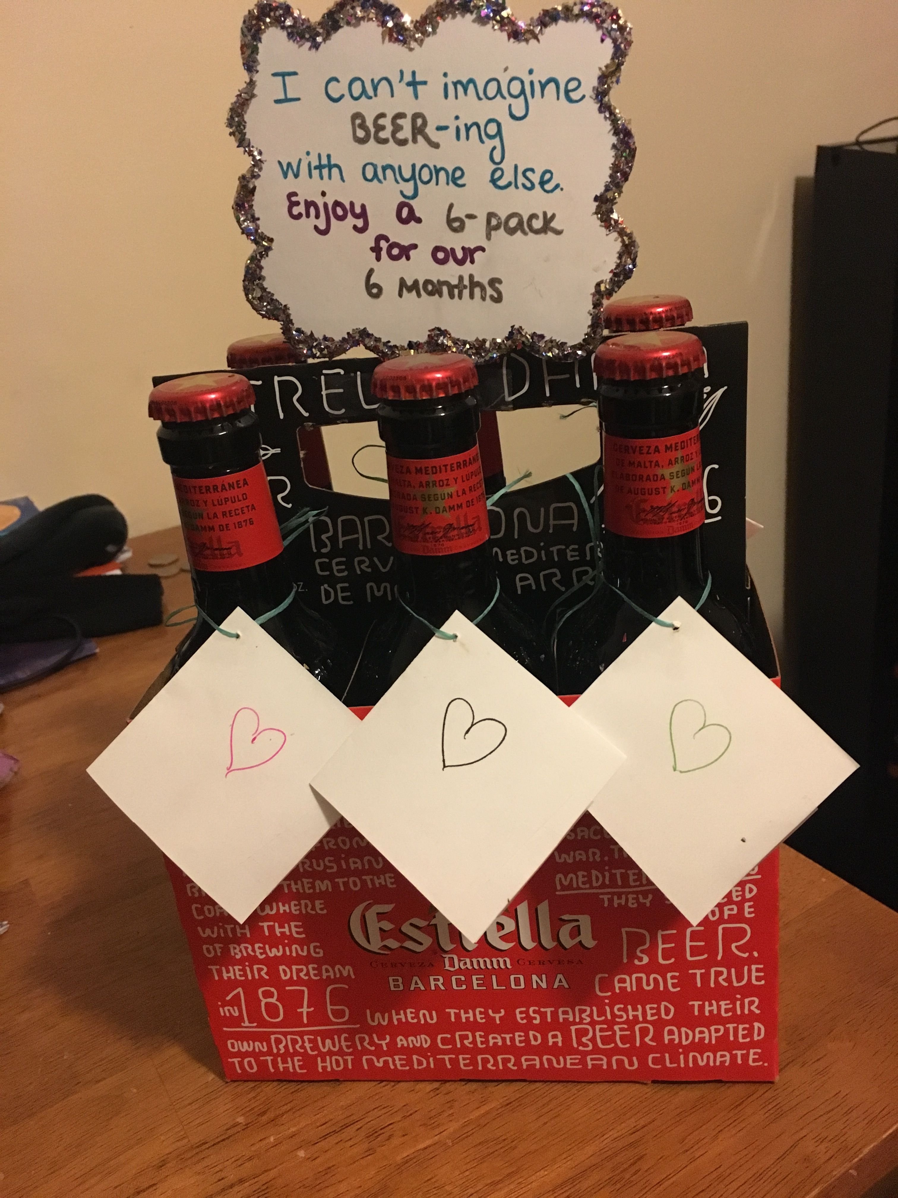 10 Amazing 6 Month Anniversary Gift Ideas For Him six month anniversary gift homemade gift beer from barcelona 2023