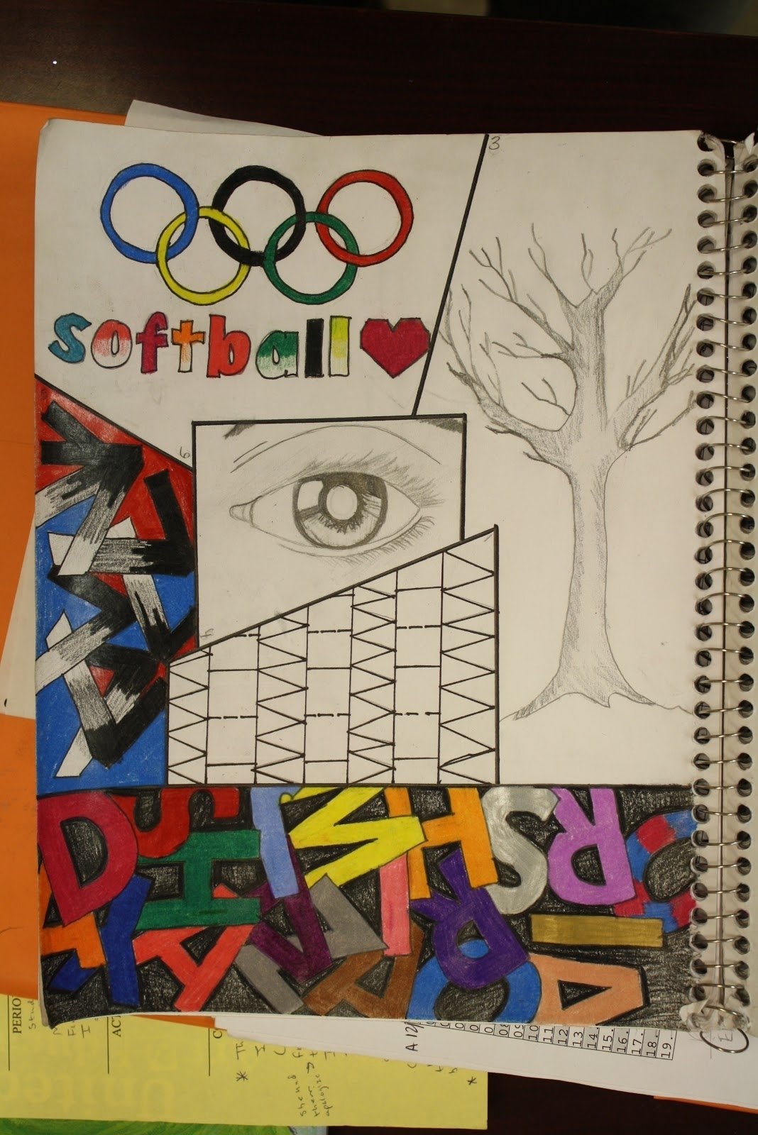 middle school art sketchbook assignments