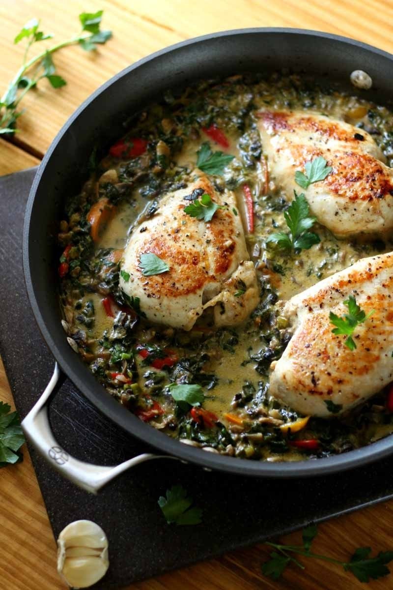 10 Gorgeous High Protein Low Carb Meal Ideas smothered creamy skillet chicken diabetes strong 2022