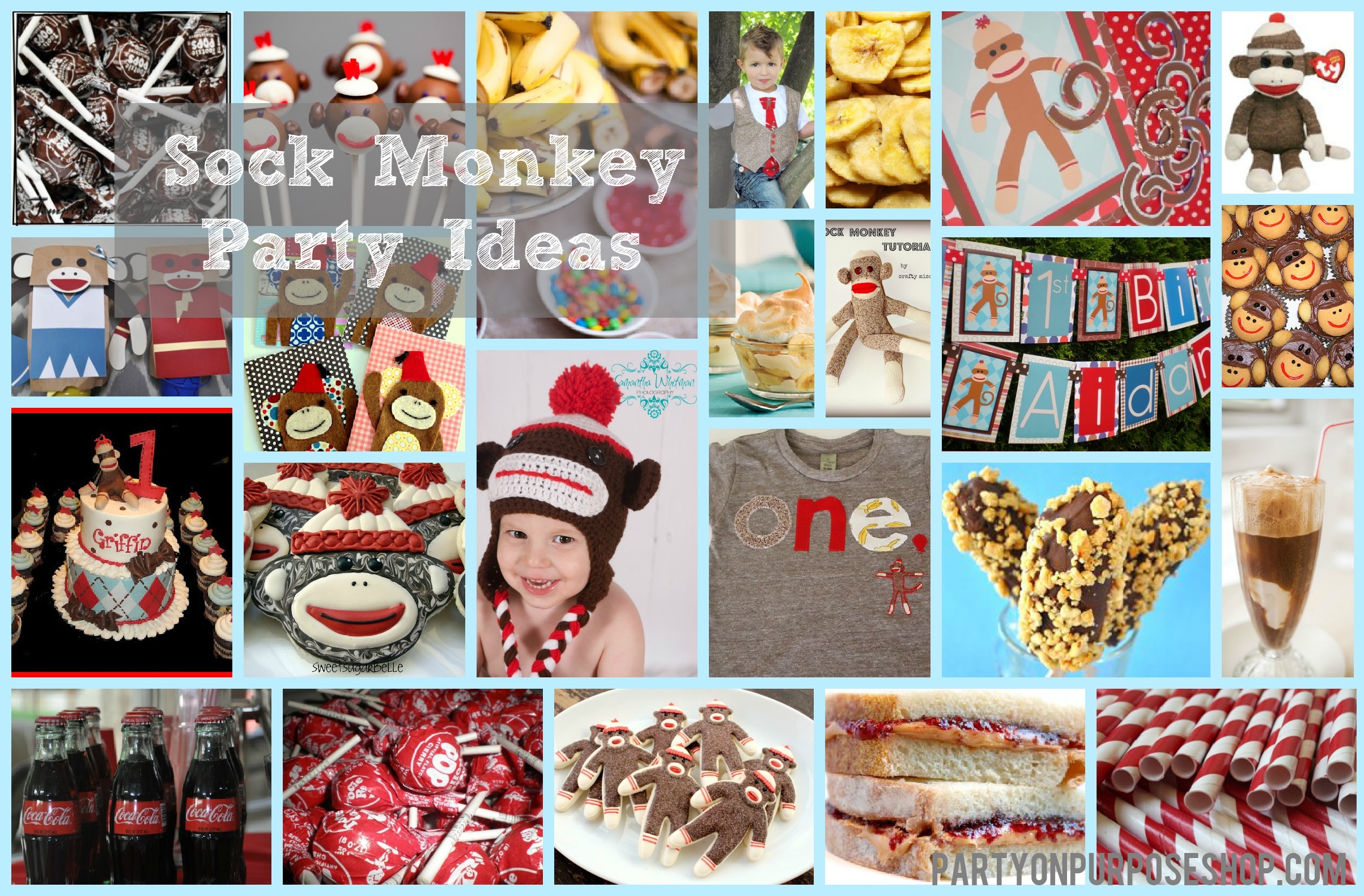 10 Stunning Sock Monkey Birthday Party Ideas sock monkey party ideas party on purpose 2022