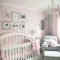 soft and elegant gray and pink nursery | gray, girls and nursery