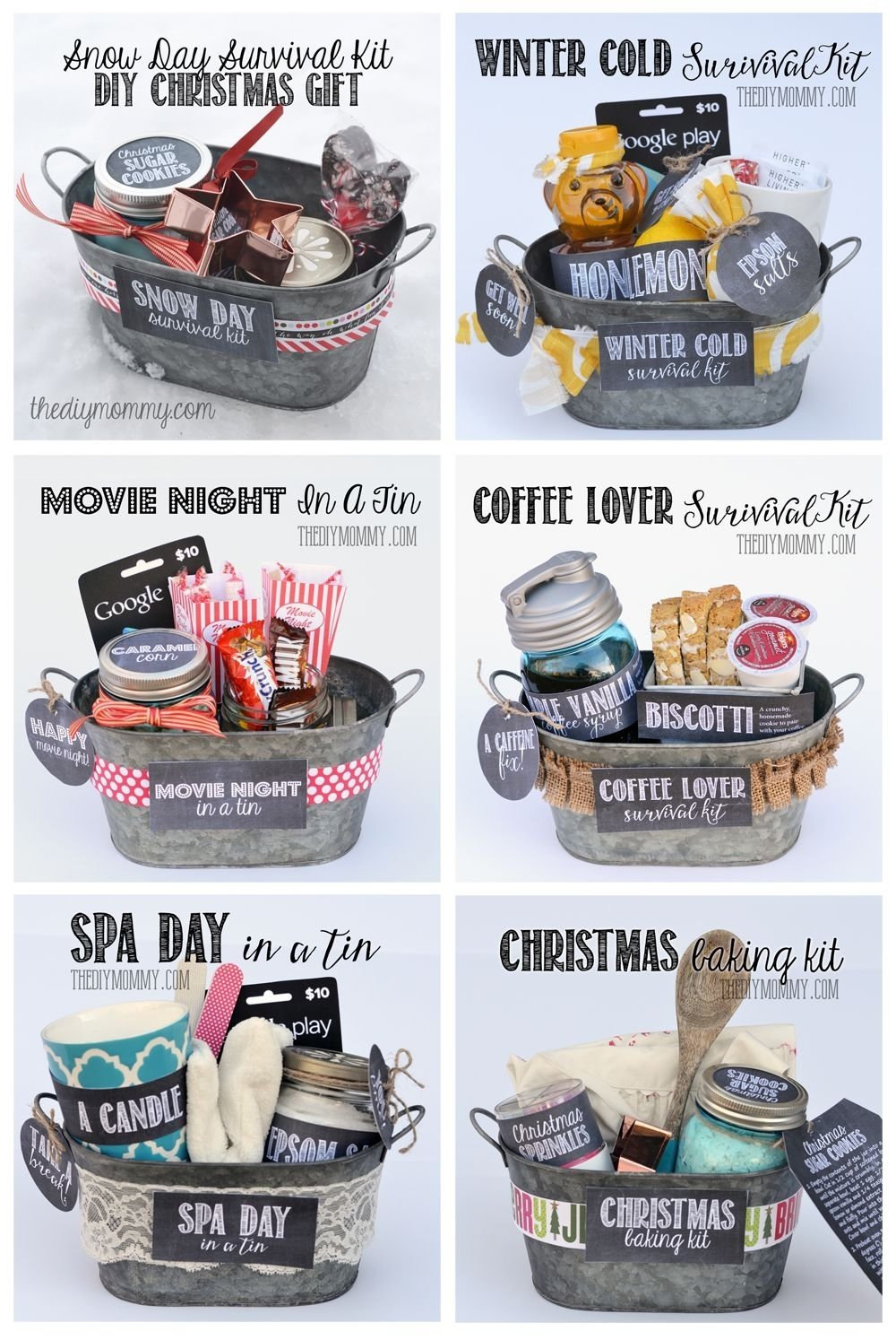 10 Cute Christmas Gift Ideas For Family Members some wonderful gifts in a tin ideas all 6 gift basket ideas come 2023