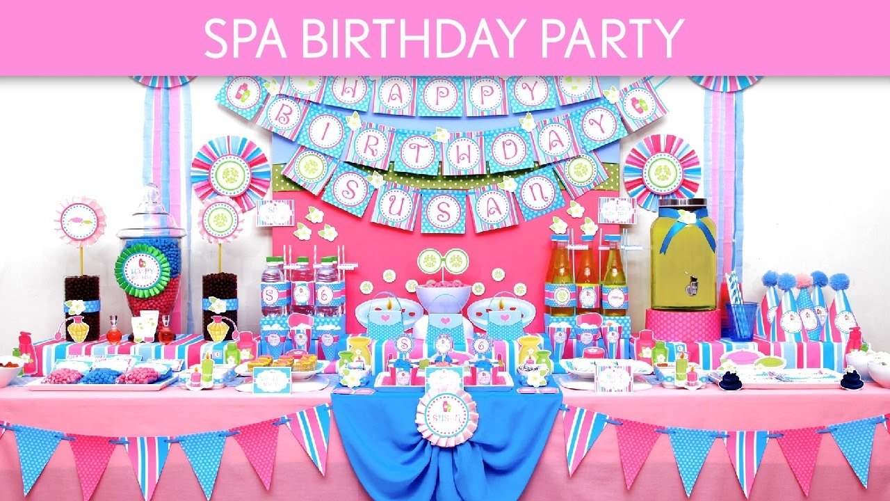10 Fashionable Birthday Party Ideas For 6 Year Olds spa birthday party ideas spa b133 youtube 13 2022