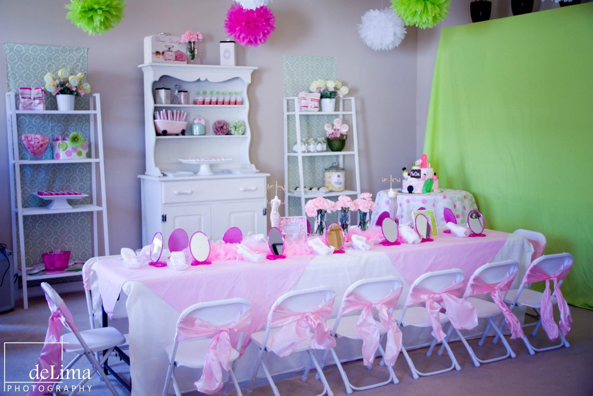 Little Girl Spa Birthday Party