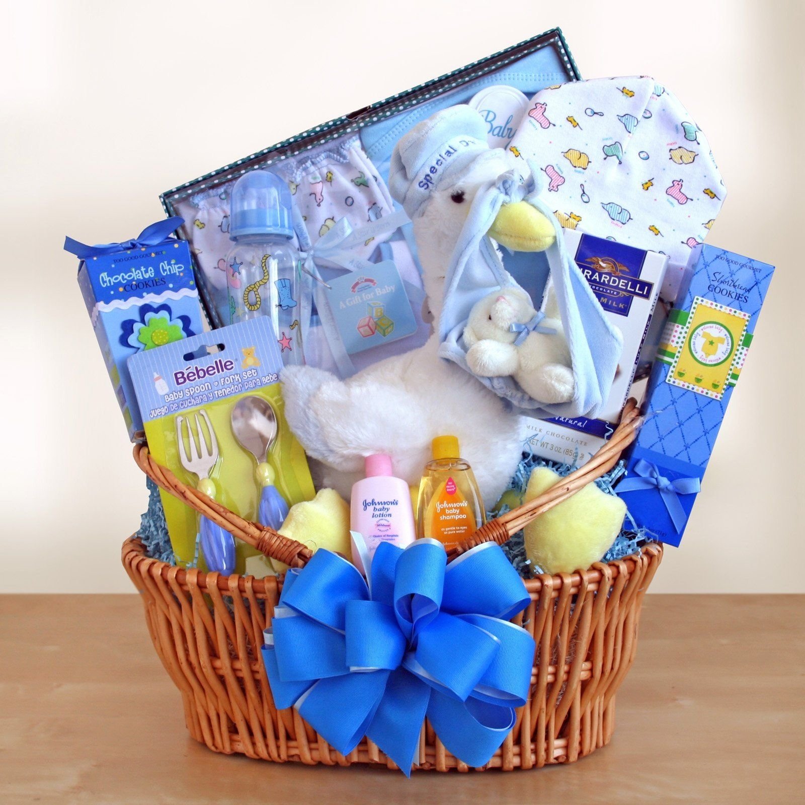 10 Most Recommended Newborn Baby Boy Gift Ideas special stork delivery baby boy gift basket baby shower gift 1 2022