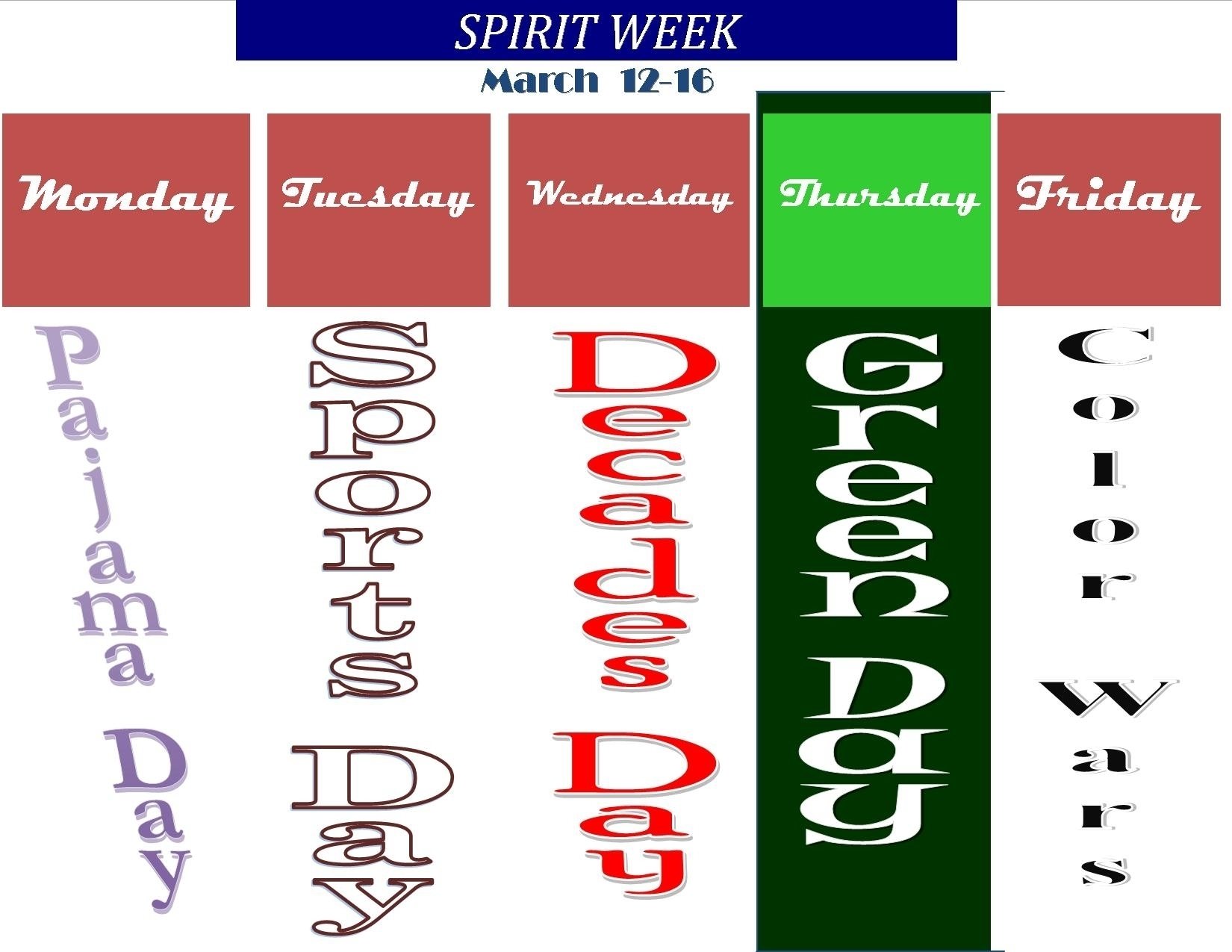 10 Beautiful Spirit Week Ideas High School spirit week north quincy high school 2 2022