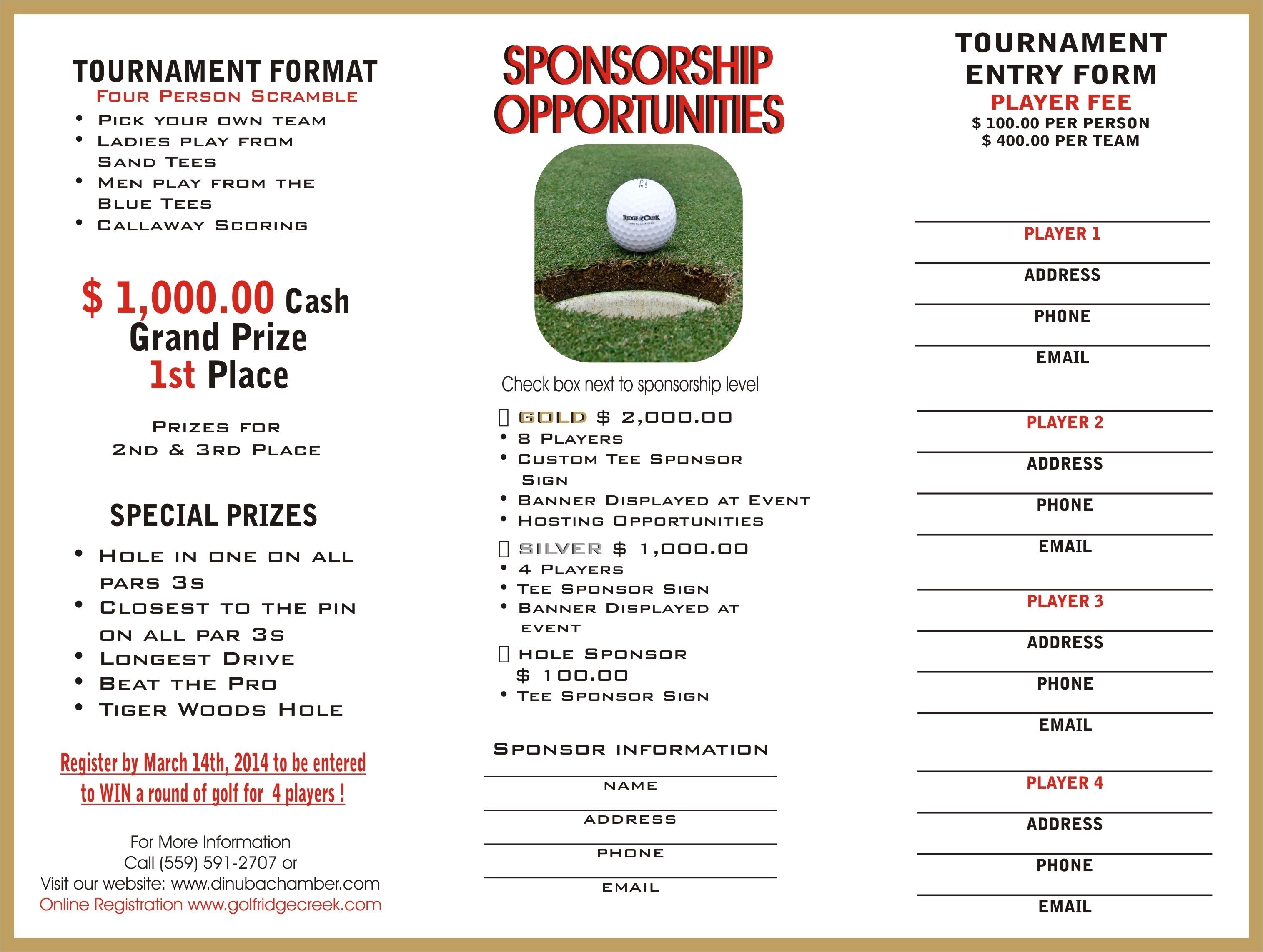 10 Nice Golf Tournament Hole Sponsor Ideas sponsor a hole form new golf tournament sponsorship package 2022